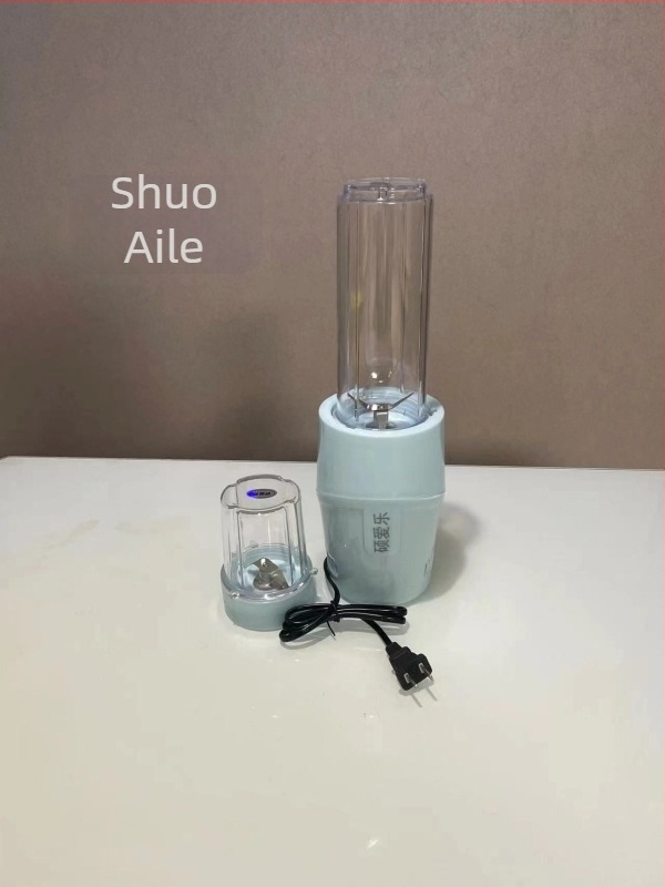 Storcător de fructe mini portabil pentru bucătărie, procesor de fructe și sucuri, capacitate sub 1 L, tensiune ≤ 36 V, viteză motor ≤ 10.000 rpm, lamă de amestec: 1, cu lame de amestecare duble, control mecanic