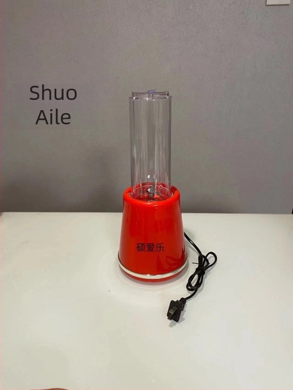 Storcător de fructe mini portabil pentru bucătărie, procesor de fructe și sucuri, capacitate sub 1 L, tensiune ≤ 36 V, viteză motor ≤ 10.000 rpm, lamă de amestec: 1, cu lame de amestecare duble, control mecanic