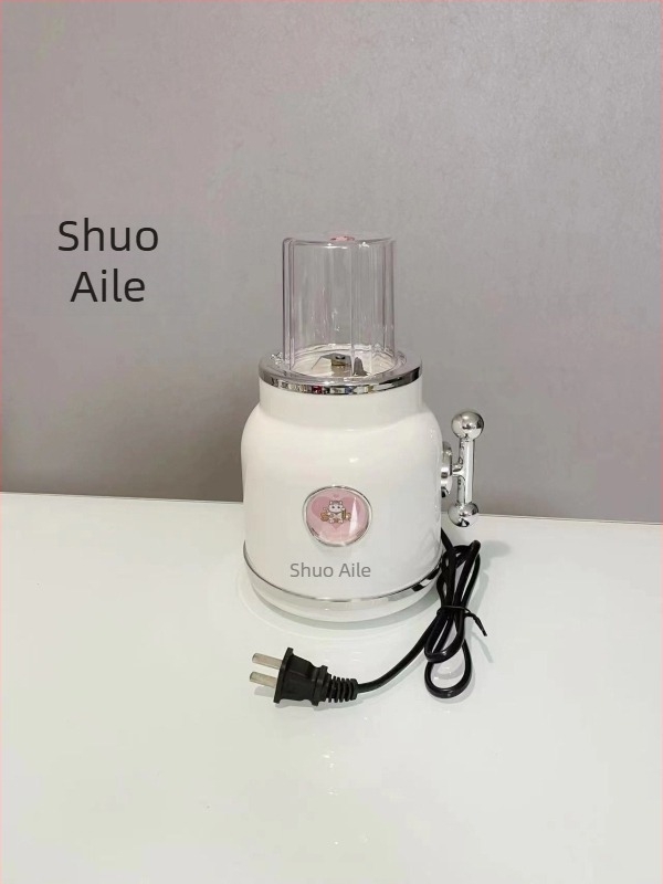 Storcător de fructe mini portabil pentru bucătărie, procesor de fructe și sucuri, capacitate sub 1 L, tensiune ≤ 36 V, viteză motor ≤ 10.000 rpm, lamă de amestec: 1, cu lame de amestecare duble, control mecanic