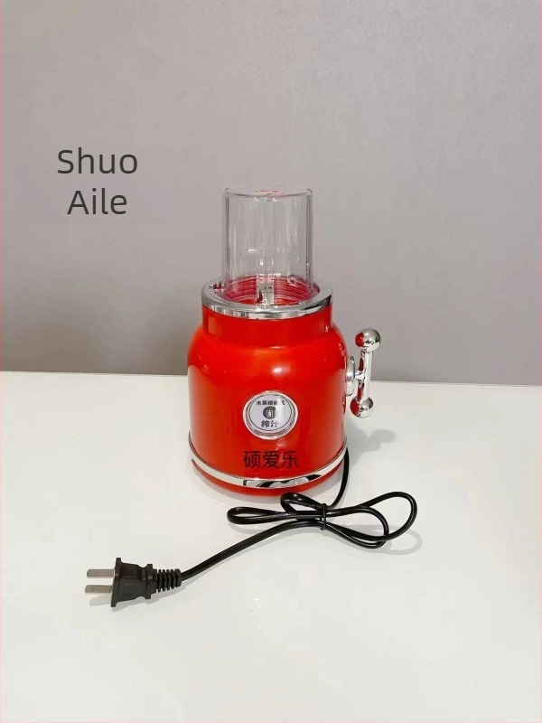 Storcător de fructe mini portabil pentru bucătărie, procesor de fructe și sucuri, capacitate sub 1 L, tensiune ≤ 36 V, viteză motor ≤ 10.000 rpm, lamă de amestec: 1, cu lame de amestecare duble, control mecanic