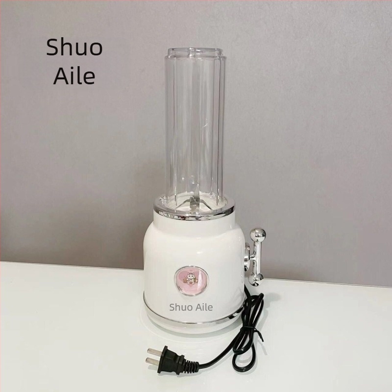 Storcător de fructe mini portabil pentru bucătărie, procesor de fructe și sucuri, capacitate sub 1 L, tensiune ≤ 36 V, viteză motor ≤ 10.000 rpm, lamă de amestec: 1, cu lame de amestecare duble, control mecanic