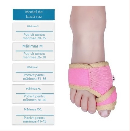 Orteza pentru valgusul piciorului, cu suport pentru deget, CK-21, bandaj elastic pentru reabilitare