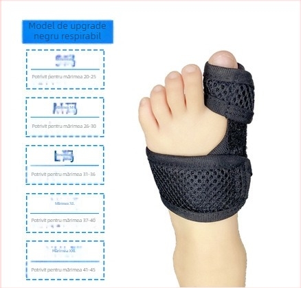 Orteza pentru valgusul piciorului, cu suport pentru deget, CK-21, bandaj elastic pentru reabilitare