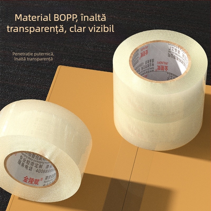 Bandă de ambalare cu bază BOPP polipropilenă pentru proiecte DIY
