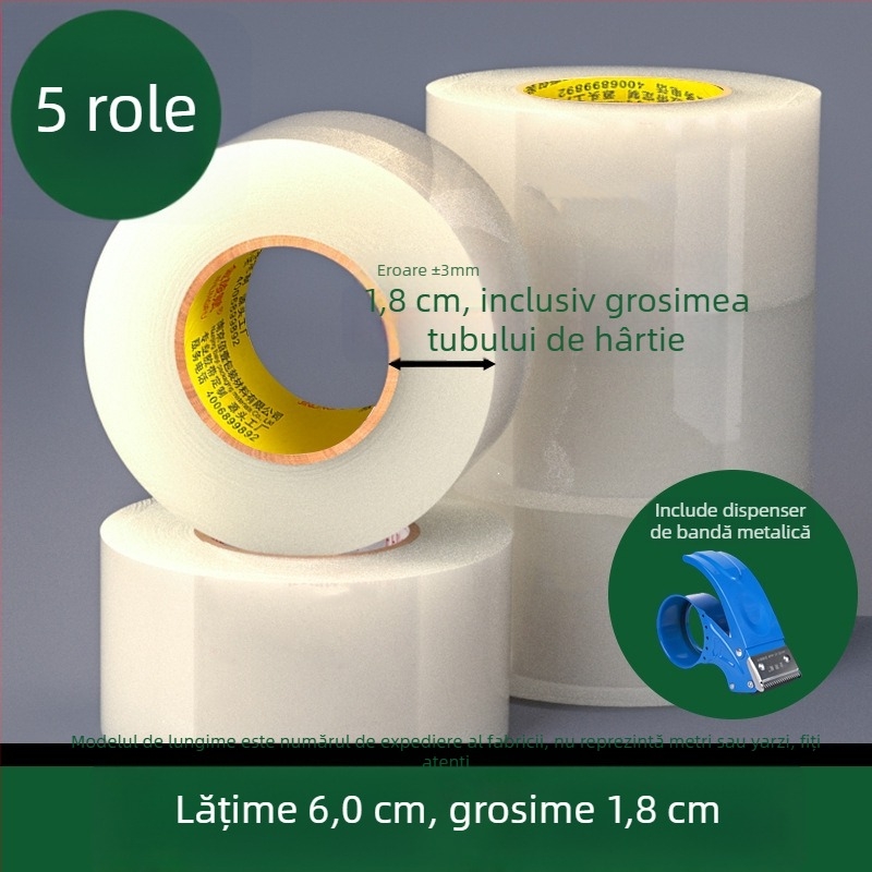 Bandă de ambalare cu bază BOPP polipropilenă pentru proiecte DIY