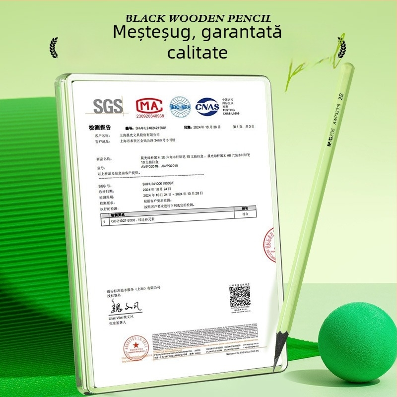 Creion cu înveliș din plastic, marcă națională, grad HB/2B, pentru învățământul primar și grădiniță