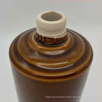 Sticlă ceramică pentru lichior, stil Mao, gură cu trei inele, recipient din lut 0,5 kg, vas de învechire