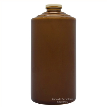 Sticlă ceramică pentru lichior, stil Mao, gură cu trei inele, recipient din lut 0,5 kg, vas de învechire