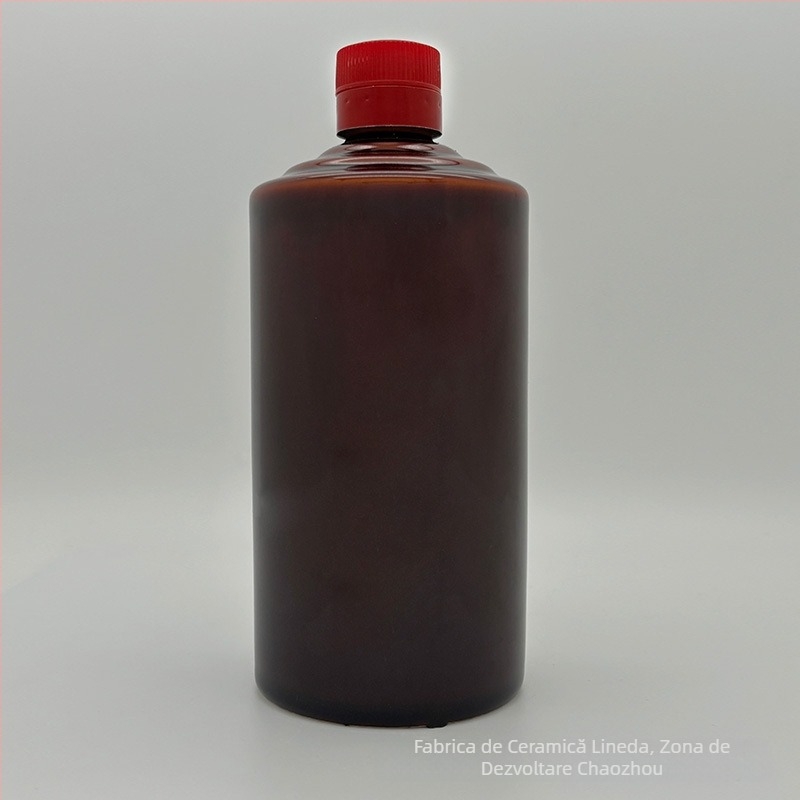 Sticlă ceramică pentru lichior, stil Mao, gură cu trei inele, recipient din lut 0,5 kg, vas de învechire
