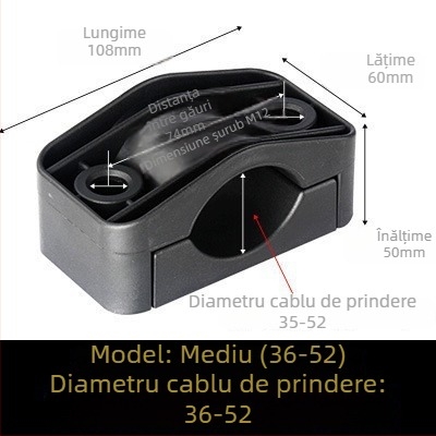 CHKL Clemă pentru cablu de dulap de înaltă tensiune; cabluri cu trei conductori; nailon ignifug