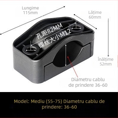 CHKL Clemă pentru cablu de dulap de înaltă tensiune; cabluri cu trei conductori; nailon ignifug