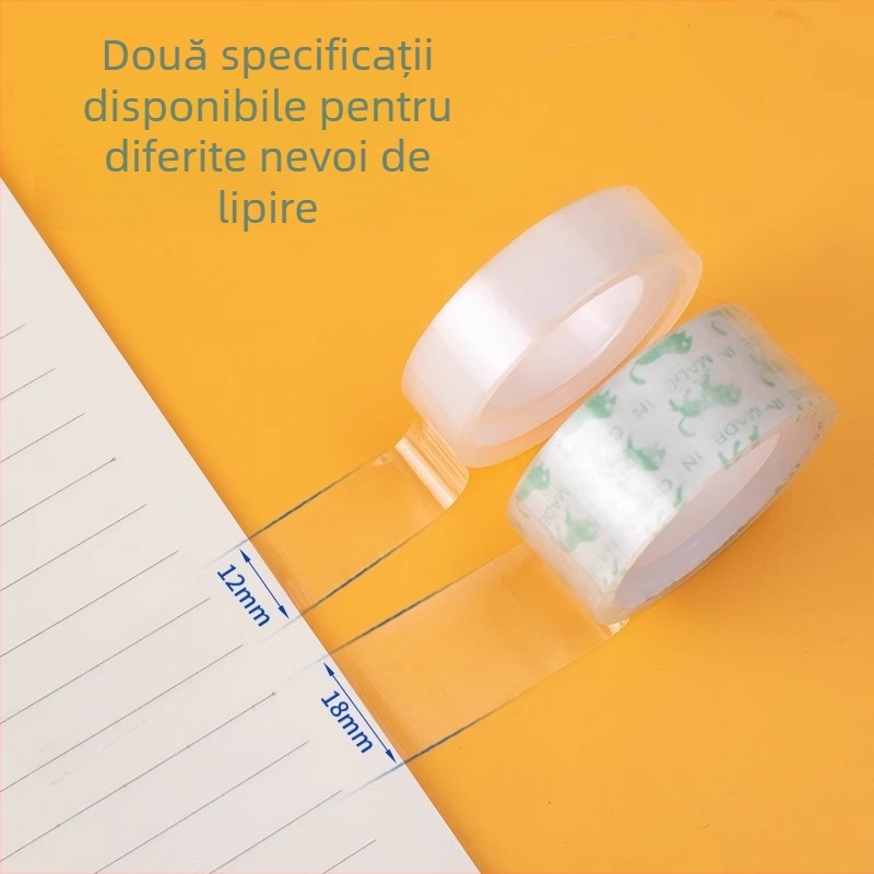 Bandă transparentă pentru întrebări greșite, rolă mică, PET, model ZH-CTJD, brand Friendly, pentru birou