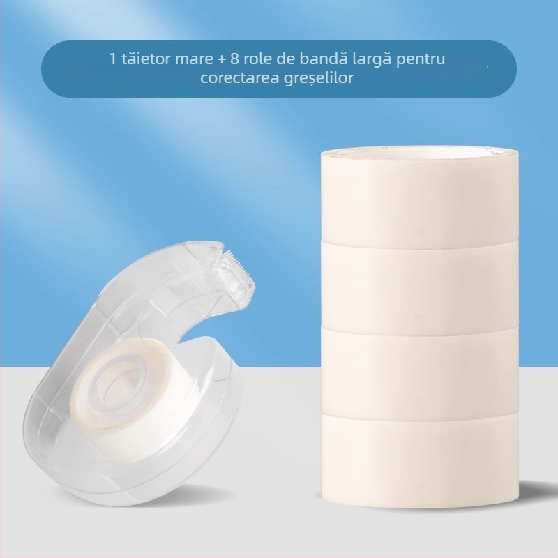 Bandă transparentă pentru întrebări greșite, rolă mică, PET, model ZH-CTJD, brand Friendly, pentru birou