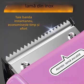 Tăietor de bandă metalic manual pentru ambalare, model W2, lățime bandă 4–5 cm, versiune cu 1 sau 3 lame