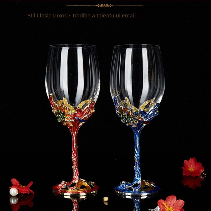 Set de vin cu decantator, cristal, capacitate 301-400 ml, stil european, personalizare producție, imprimare logo