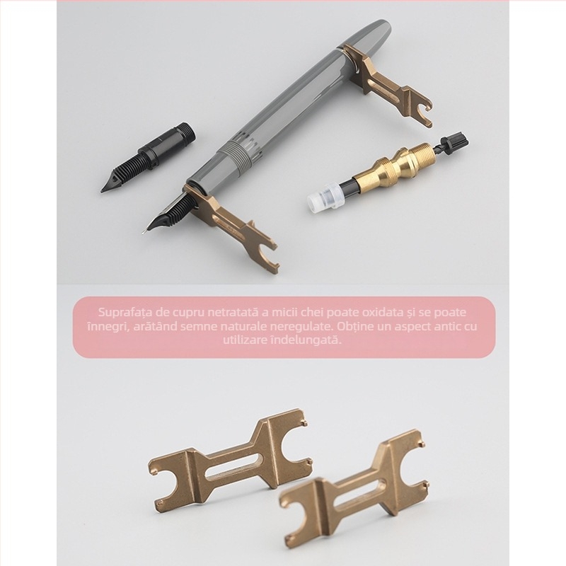 Unealtă de dezmembrare a pistonului pentru stilou P136 – compatibil BOCK & JOWO ansamblu limbii penului (Sistem de alimentare cu cerneală prin piston; Nib din Iridiu; Modelul 136)