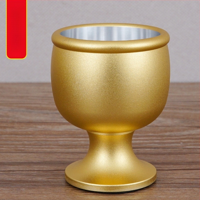 Pahare de vin din aliaj de cupru, set de 5 bucăți, stil modern minimalist, capacitate 1–100 ml