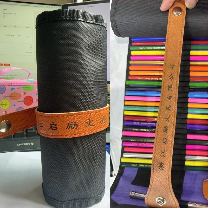 Set de creioane colorate din lemn, 50 de bucăți, miez 3B, pentru pictură și colorare