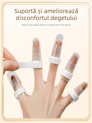 Șină de fixare a degetului pentru fractură – model J202305031548, pentru mâini, producător JZULE, garanție 6 luni