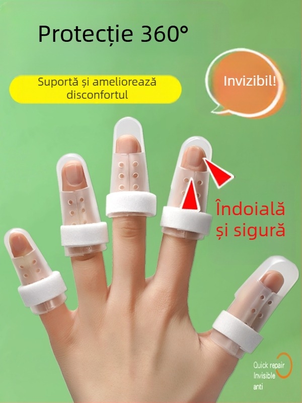 Șină de fixare a degetului pentru fractură – model J202305031548, pentru mâini, producător JZULE, garanție 6 luni