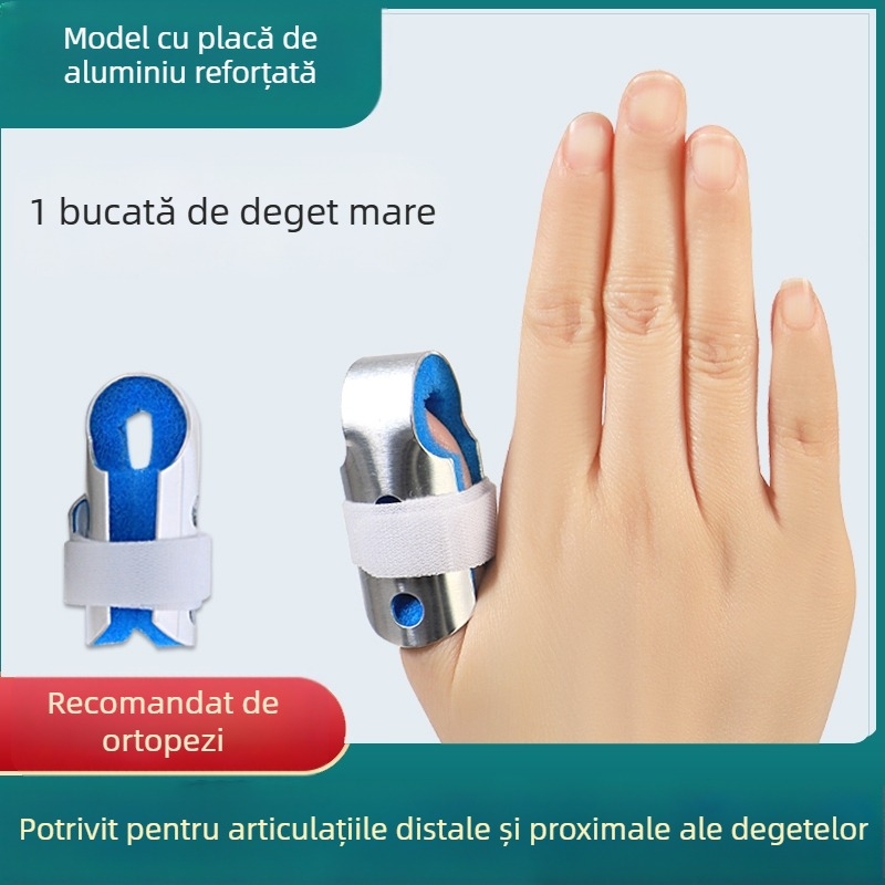 Șină de fixare a degetului pentru fractură – model J202305031548, pentru mâini, producător JZULE, garanție 6 luni