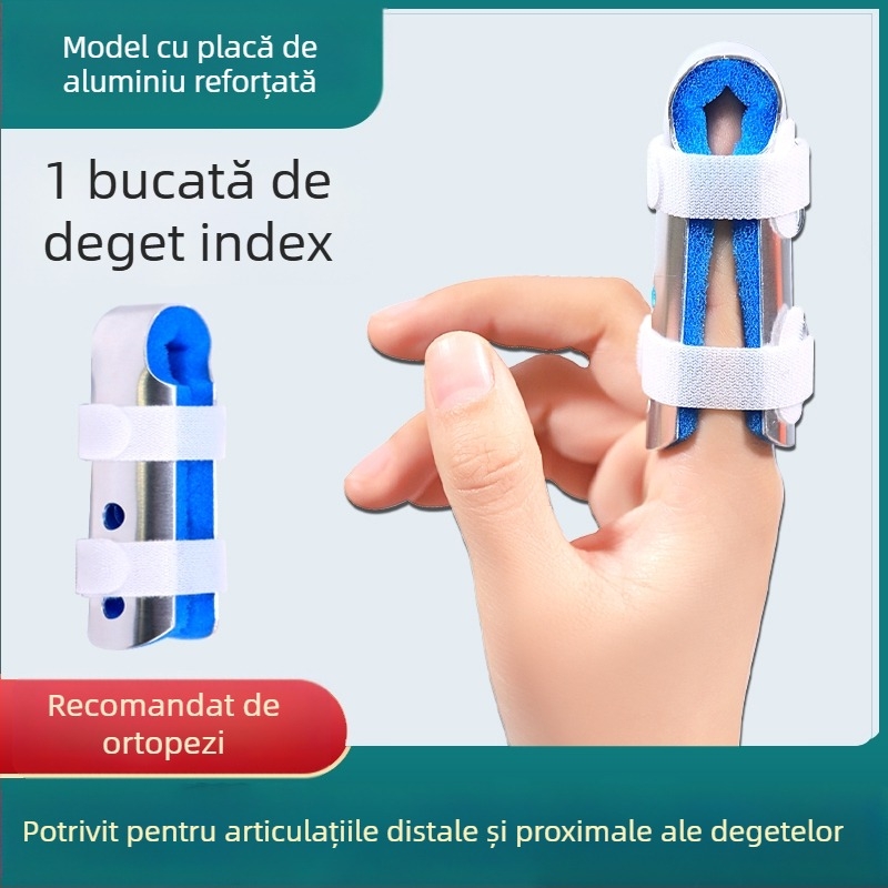 Șină de fixare a degetului pentru fractură – model J202305031548, pentru mâini, producător JZULE, garanție 6 luni