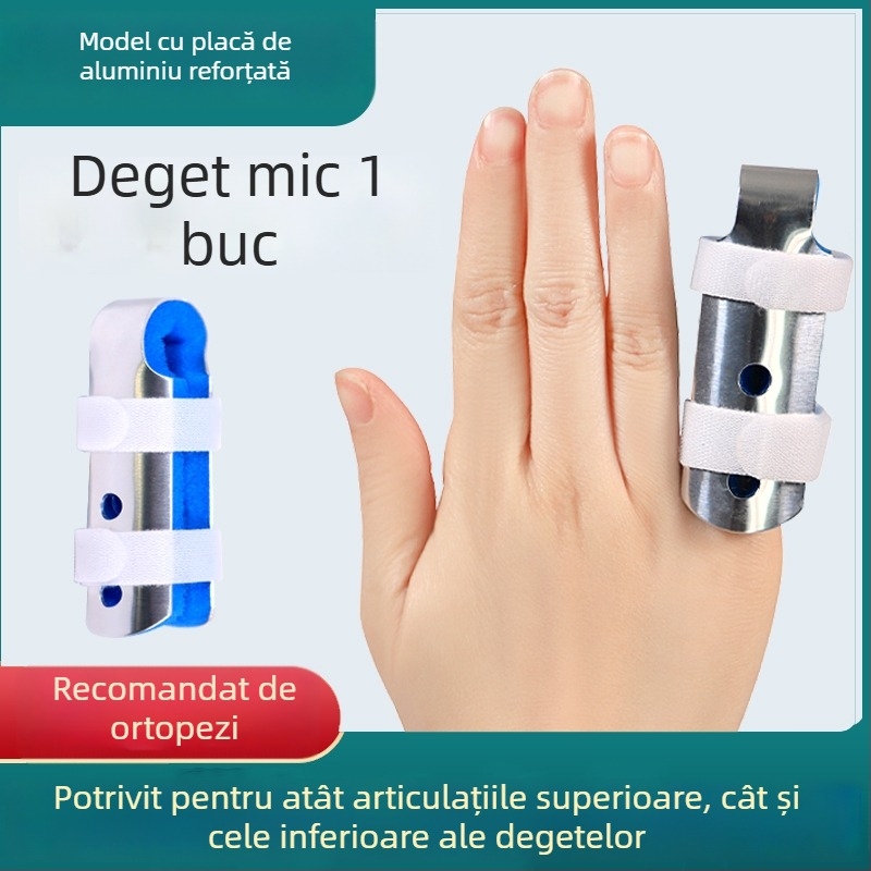 Șină de fixare a degetului pentru fractură – model J202305031548, pentru mâini, producător JZULE, garanție 6 luni