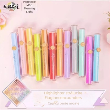 Marker cu parfum și vârf moale, model Apmv09c0, corp din plastic, neștergibil