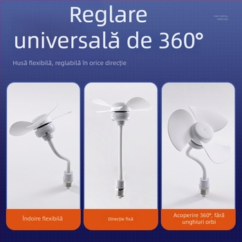 Ventilator mic de tavan cu 3 palete, motor brushless, alimentare cu curent alternativ, zgomot sub 36 dB