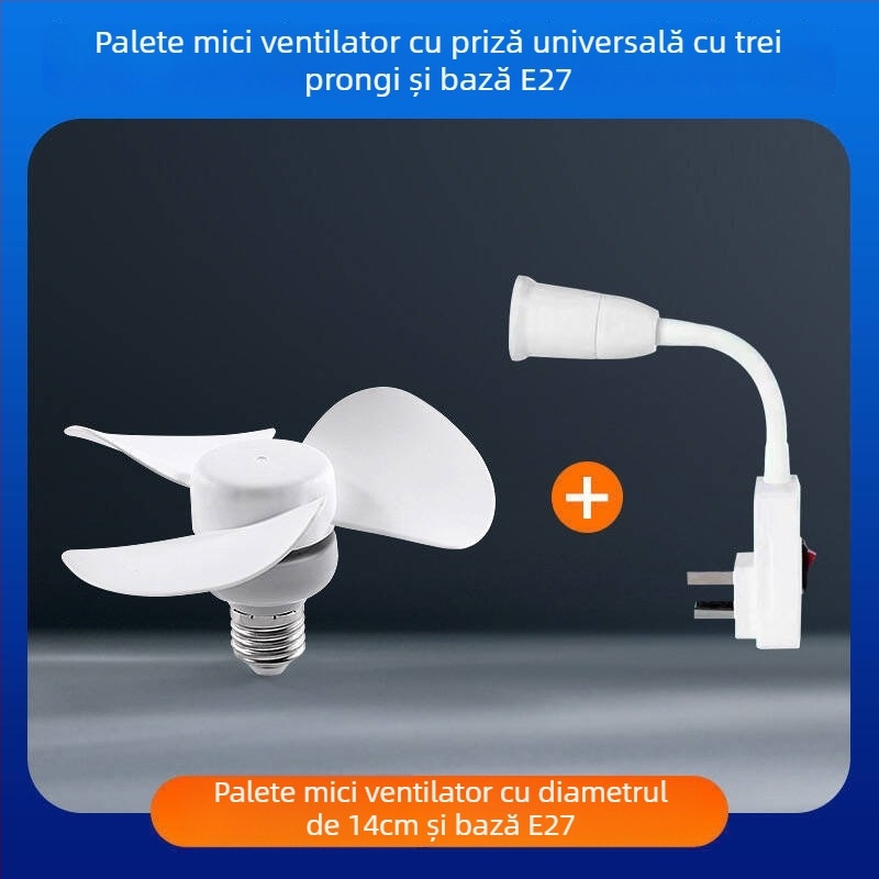 Ventilator mic de tavan cu 3 palete, motor brushless, alimentare cu curent alternativ, zgomot sub 36 dB