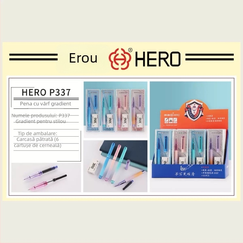 Hero Fountain Pen — Brand HERO; Scopuri cadouri: cadouri de afaceri, cadouri de sărbători, premii onorifice; Cadou: Da (cadouri de afaceri)