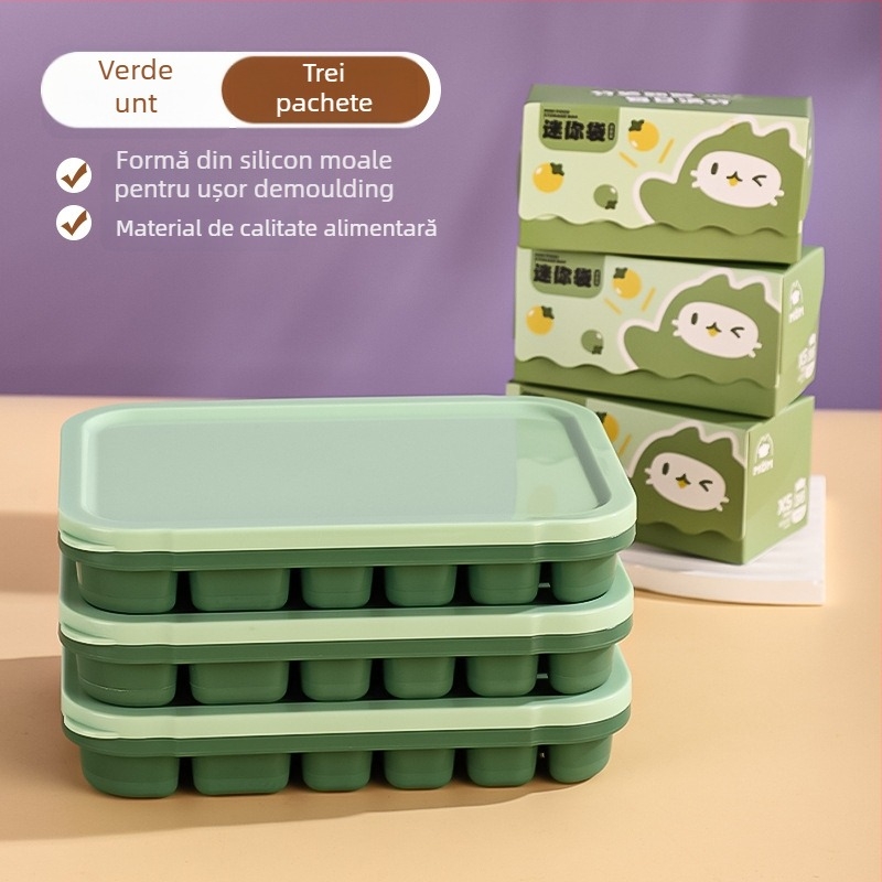 Tavă din silicon Ice Grid pentru hrana bebelușilor – demoldare ușoară, depozitare porționată