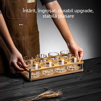 Set de pahare de vin din sticlă, stil chinezesc nou, pentru uz casnic