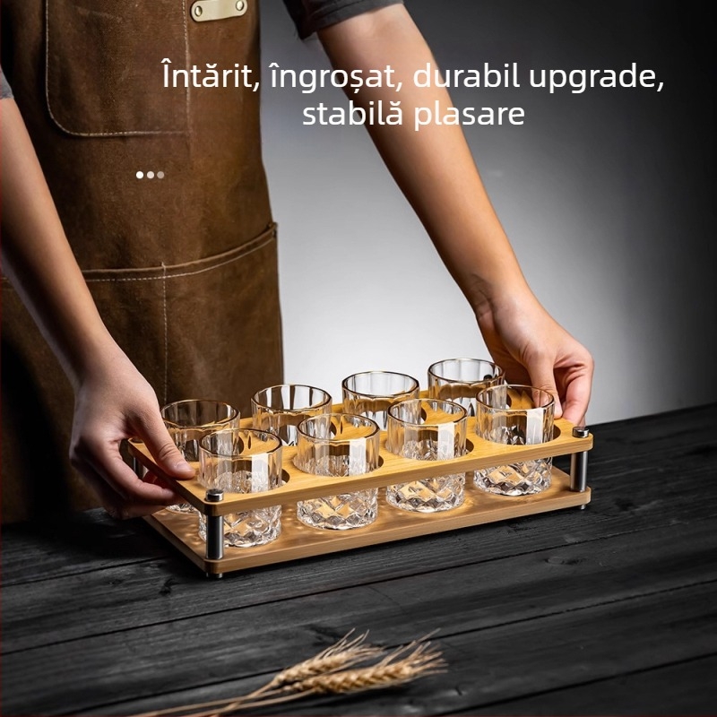 Set de pahare de vin din sticlă, stil chinezesc nou, pentru uz casnic