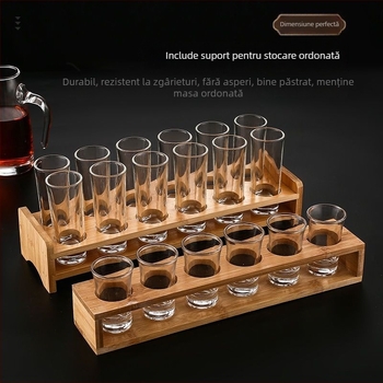 Set de pahare pentru băuturi spirtoase — sticlă sodă-limă, peste 10 bucăți, Stil Chinez Nou