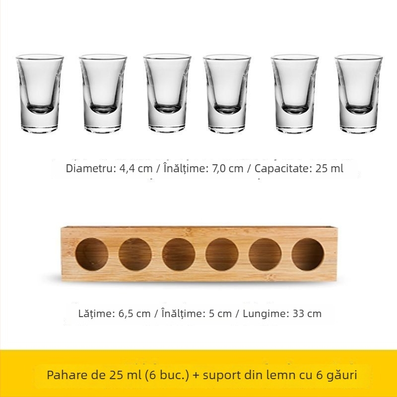 Set de pahare pentru băuturi spirtoase — sticlă sodă-limă, peste 10 bucăți, Stil Chinez Nou