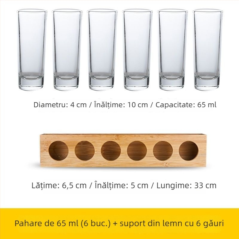 Set de pahare pentru băuturi spirtoase — sticlă sodă-limă, peste 10 bucăți, Stil Chinez Nou