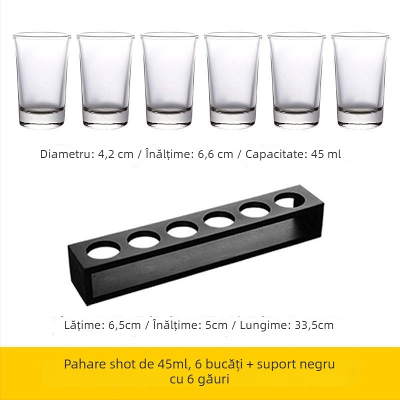 Set de pahare pentru băuturi spirtoase — sticlă sodă-limă, peste 10 bucăți, Stil Chinez Nou