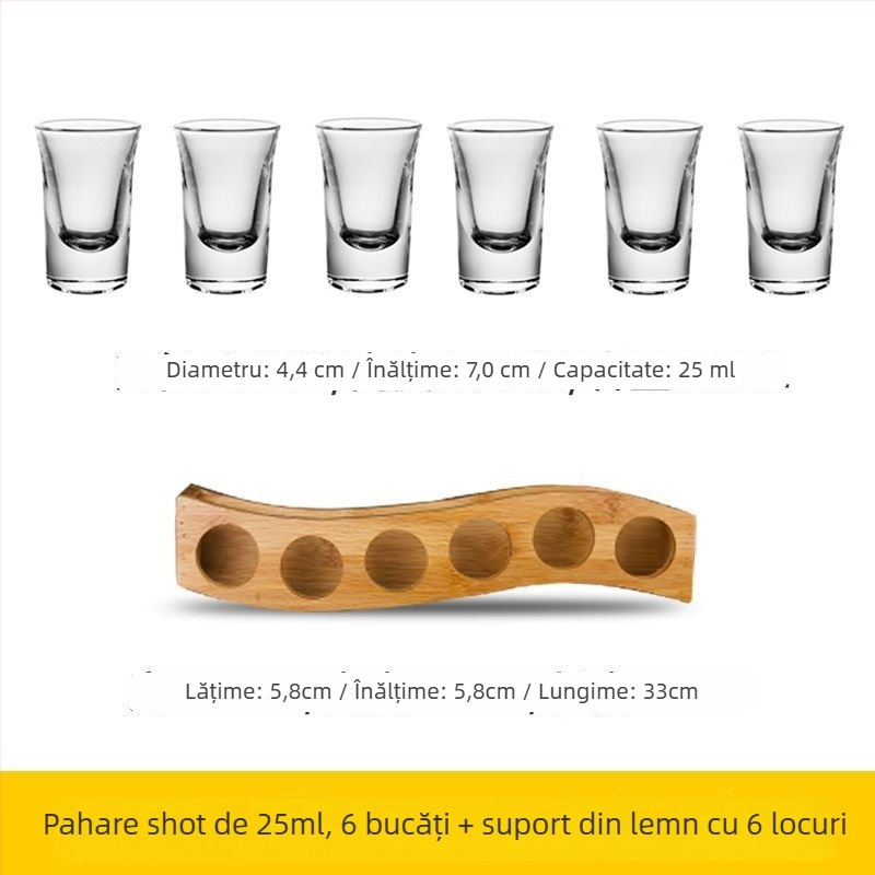 Set de pahare pentru băuturi spirtoase — sticlă sodă-limă, peste 10 bucăți, Stil Chinez Nou