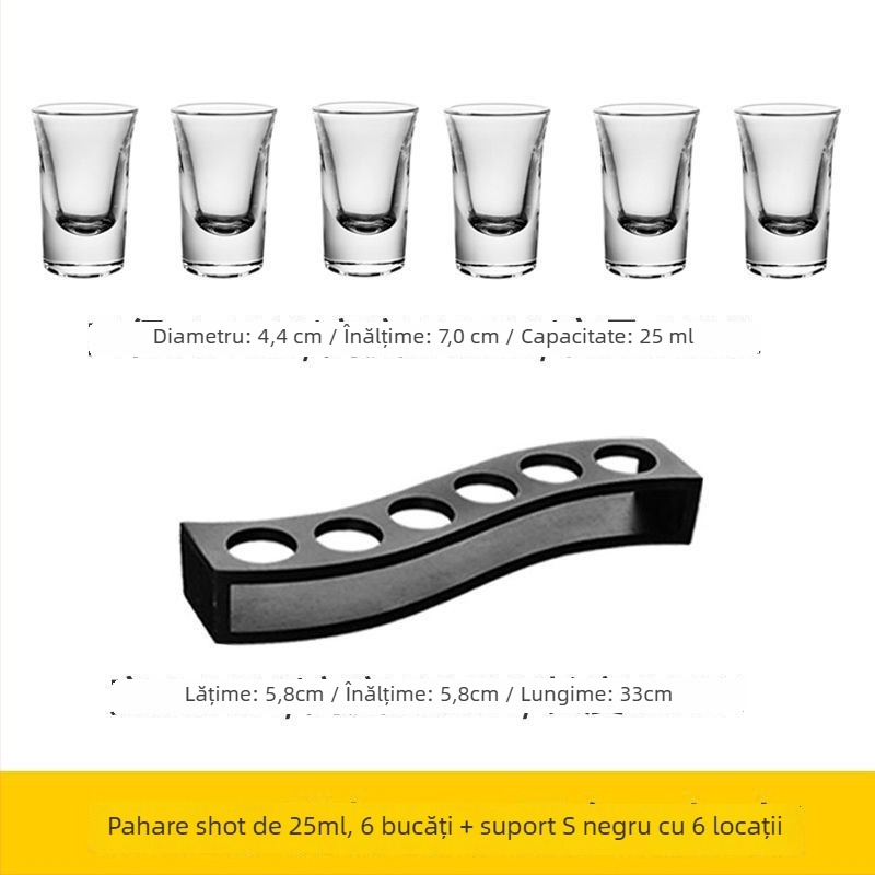 Set de pahare pentru băuturi spirtoase — sticlă sodă-limă, peste 10 bucăți, Stil Chinez Nou