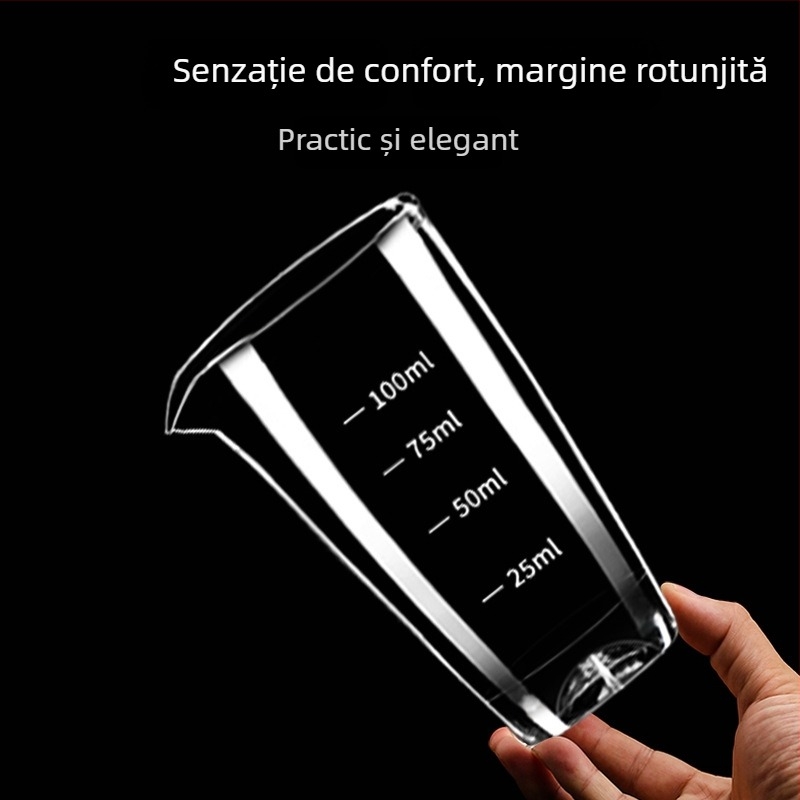 Set decantare Golden Five Edge – Plastic, un recipient și o ceașcă, stil simplu modern