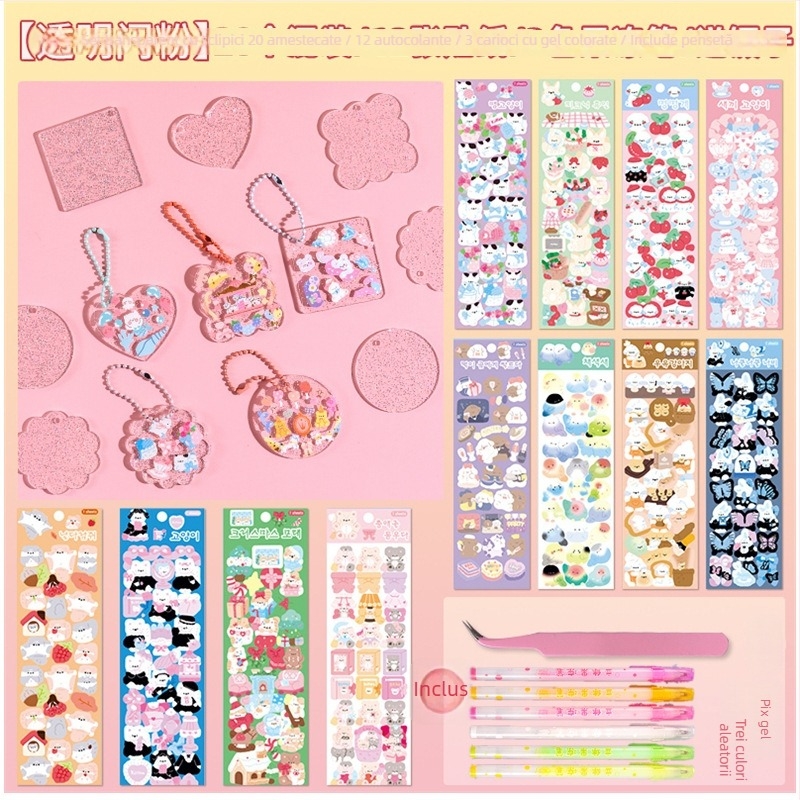 Set 3D pix gel – pix cu un singur cap, cerneală neștergibilă, corp din plastic, ambalaj în cutie, model YX-ZGDB