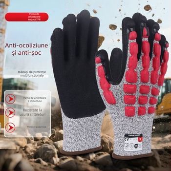 Mănuși de protecție HPPE rezistente la tăiere pentru sticlă, industrie, măcelărie, șantier și pescuit