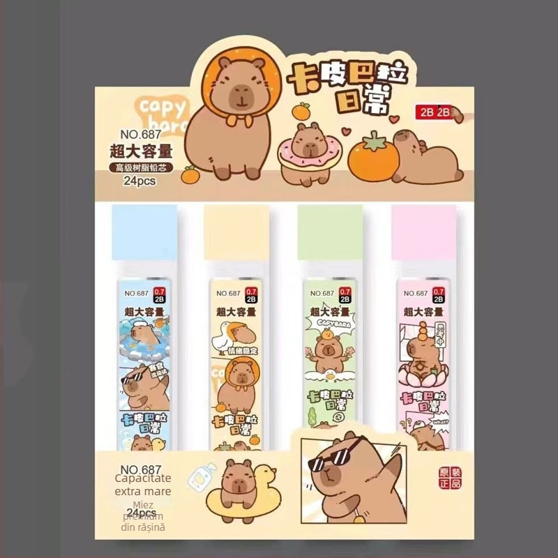 Refil pentru creion mecanic Zhuoer, 0,7 mm, plastic, model 611