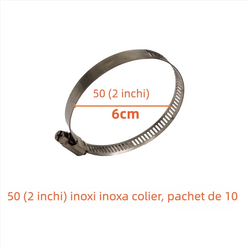 Set conector pentru furtun de incendiu pe tambur — clipsuri inel, clemă de gât, suport pentru țeavă, arc, pernă din cauciuc