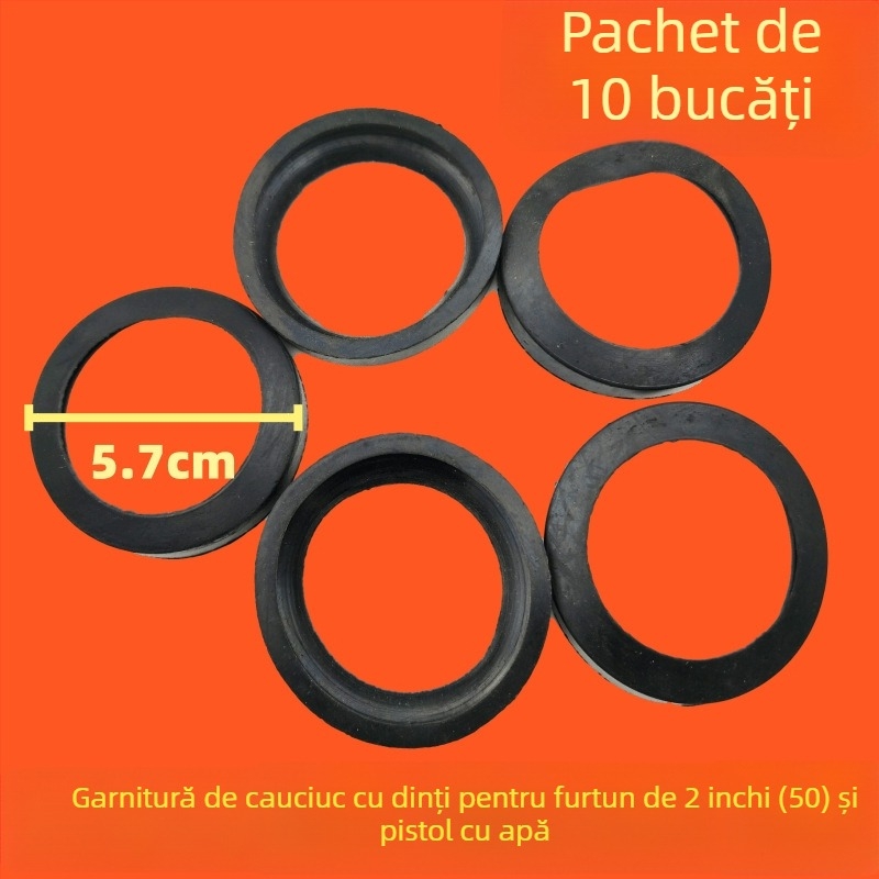 Set conector pentru furtun de incendiu pe tambur — clipsuri inel, clemă de gât, suport pentru țeavă, arc, pernă din cauciuc