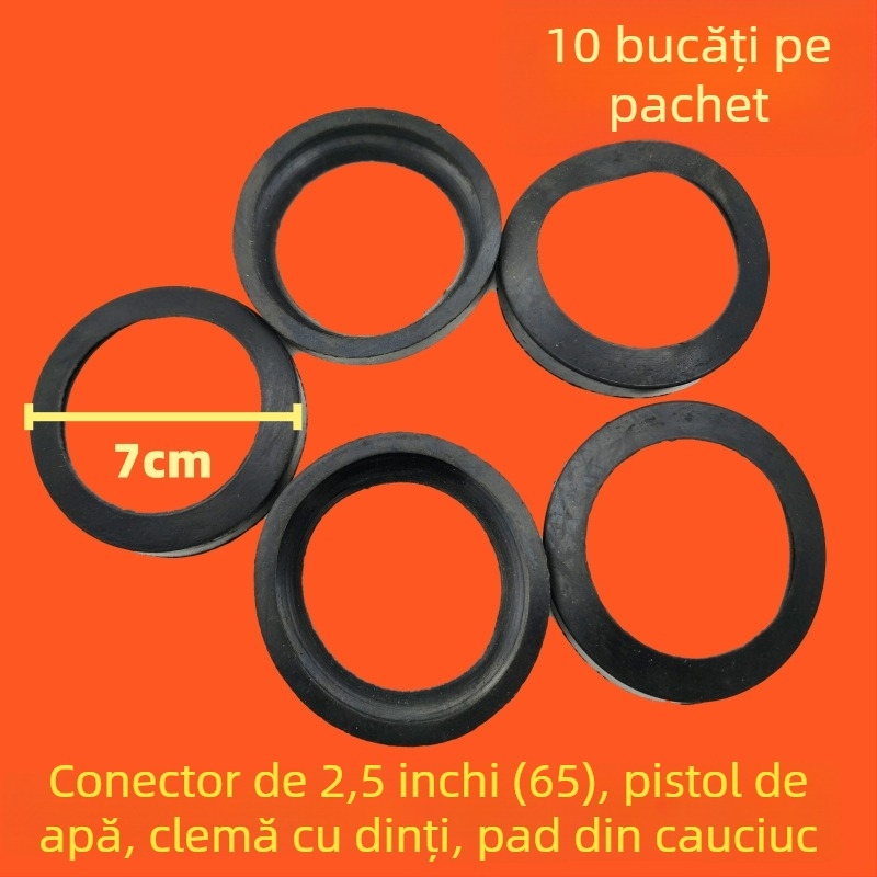 Set conector pentru furtun de incendiu pe tambur — clipsuri inel, clemă de gât, suport pentru țeavă, arc, pernă din cauciuc