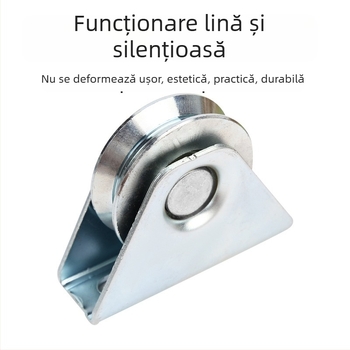 Roata de șină trapezoidală cu rulment, din fontă