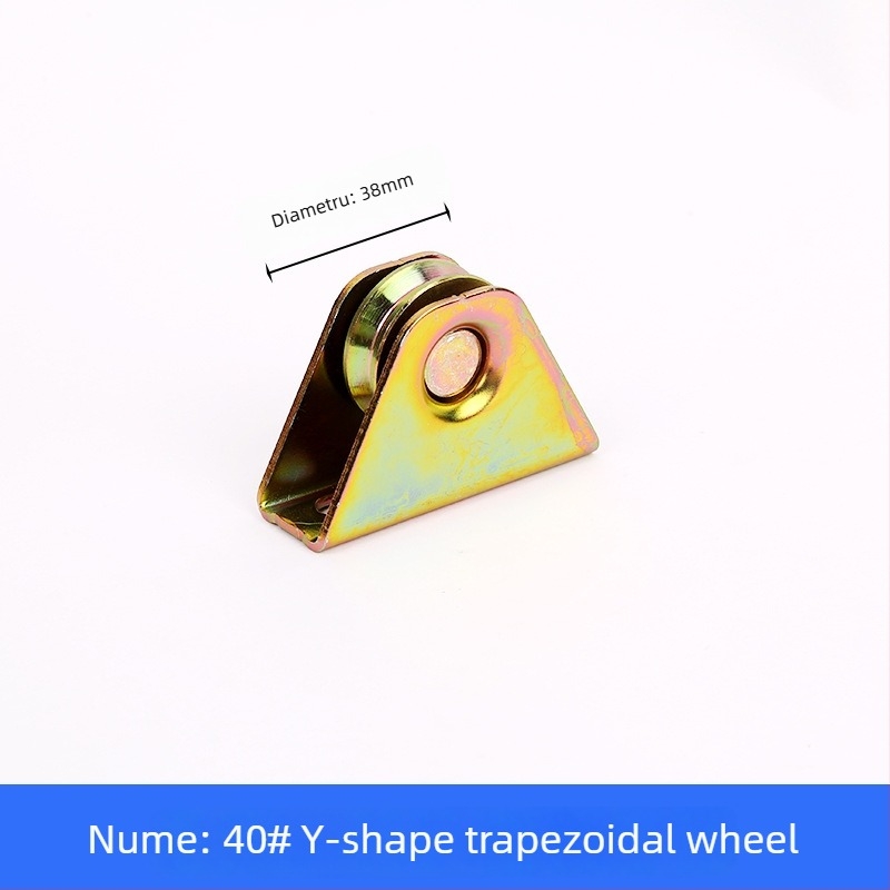 Roata de șină trapezoidală cu rulment, din fontă