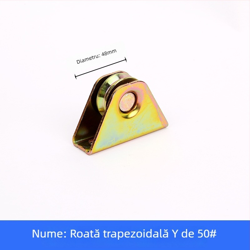 Roata de șină trapezoidală cu rulment, din fontă